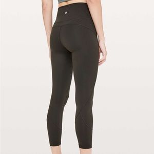 Lululemon In Movement tight in olive green